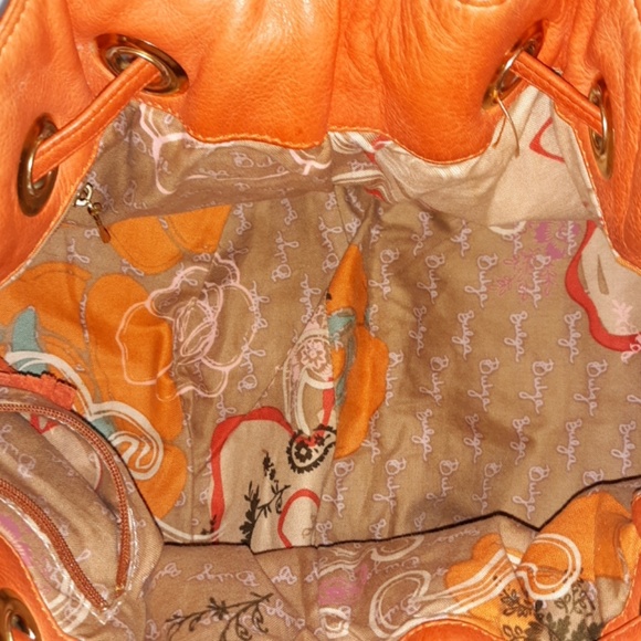 BULGA 😁50 % OFF LEATHER CORAL SHOULDER BAG - Picture 4 of 8